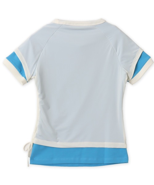 adidas(アディダス)の「adidas DOUBLE LAYERED CALI T-SHIRT / アディダス ダブル レイヤード カリ Tシャツ(Tシャツ/カットソー・レディース・ホワイト・L/M/S)」の9枚目の写真