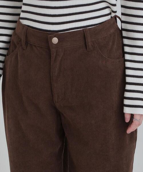 Cutie Blonde(キューティーブロンド)の「コーデュロイ ワイドストレートパンツ(その他パンツ・レディース・チャコールグレー/アイボリー/ブラウン系その他・01/02/03/04)」の19枚目の写真