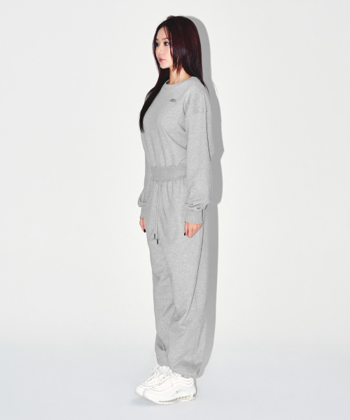 BORN TO WIN（ボーントゥウィン）の「W SILVER B CROP SWEATSHIRTS [MELANGE GREY]（スウェット・レディース・その他・1/2）」の4枚目の写真