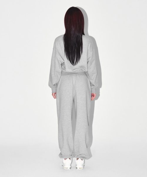 BORN TO WIN（ボーントゥウィン）の「W SILVER B CROP SWEATSHIRTS [MELANGE GREY]（スウェット・レディース・その他・1/2）」の5枚目の写真