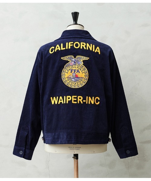 WAIPER.inc（ワイパーインク）の「WAIPER.inc FFA コーデュロイジャケット【WP151】（ブルゾン・メンズ・ネイビー・40/42/38/44）」の6枚目の写真