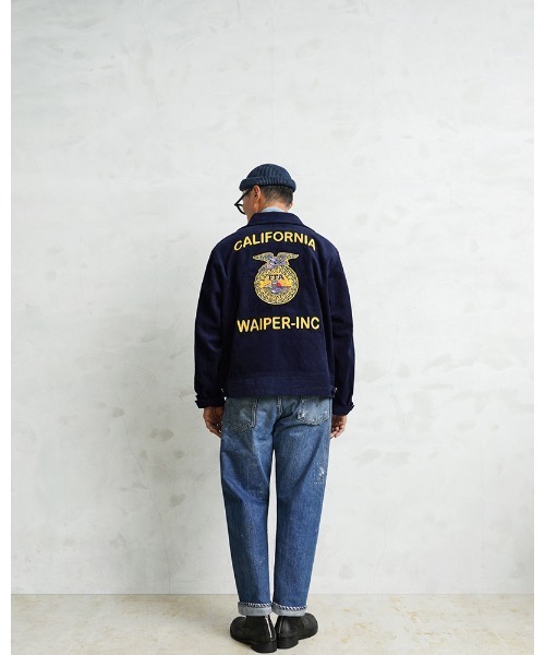 WAIPER.inc（ワイパーインク）の「WAIPER.inc FFA コーデュロイジャケット【WP151】（ブルゾン・メンズ・ネイビー・40/42/38/44）」の16枚目の写真
