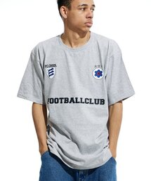 FCクリームソーダラップ 半袖Tシャツ グレー ブラック
