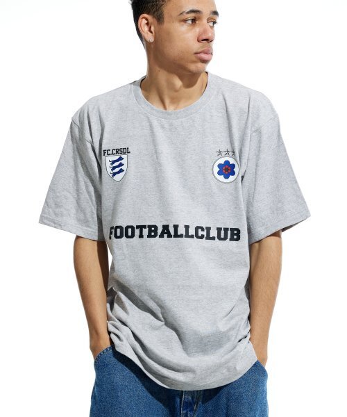 CREAM SODA LAB(クリームソーダラボ)の「FCクリームソーダラップ 半袖Tシャツ グレー ブラック(Tシャツ/カットソー・メンズ・その他・MEDIUM/LARGE/X-LARGE/XX-LARGE)」の1枚目の写真