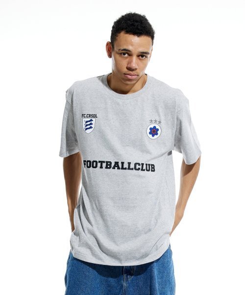 CREAM SODA LAB(クリームソーダラボ)の「FCクリームソーダラップ 半袖Tシャツ グレー ブラック(Tシャツ/カットソー・メンズ・その他・MEDIUM/LARGE/X-LARGE/XX-LARGE)」の4枚目の写真