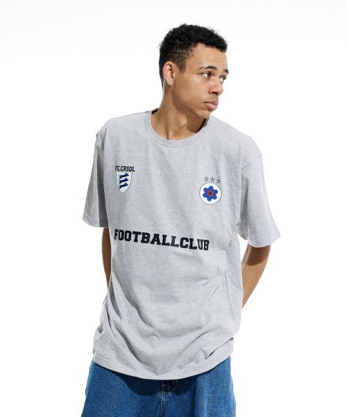 CREAM SODA LAB(クリームソーダラボ)の「FCクリームソーダラップ 半袖Tシャツ グレー ブラック(Tシャツ/カットソー・メンズ・その他・MEDIUM/LARGE/X-LARGE/XX-LARGE)」の5枚目の写真