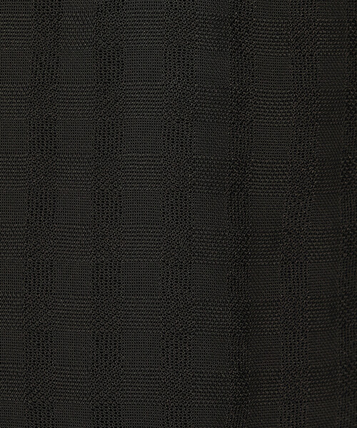 Gabardine K.T(ギャバジンケーティー)の「〔 +サイズ 〕 チェック柄カラミ ジレ(ベスト・レディース・ブラック/ダークブラウン・15号)」の19枚目の写真