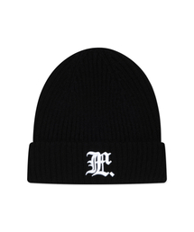 GOTHIC BOLD BEANIE black