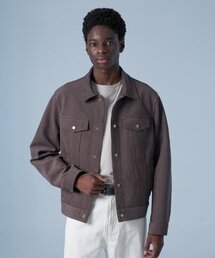 SPERONE（スペロネ）の「スタンダードスエードトラッカージャケット（ダークブラウン）（デニムジャケット）」