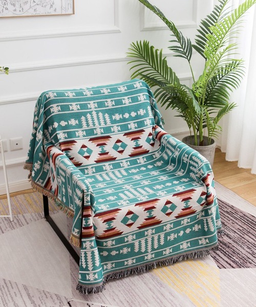 REBALANCE（リバランス）の「ソファカバー 大判ブランケット　130x180cm（ブランケット・レディース・B/G/I/K/L/M/C/D/E/F/A/H/J・FREE）」の6枚目の写真