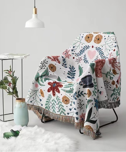 REBALANCE（リバランス）の「ソファカバー 大判ブランケット　130x180cm（ブランケット・レディース・B/G/I/K/L/M/C/D/E/F/A/H/J・FREE）」の7枚目の写真