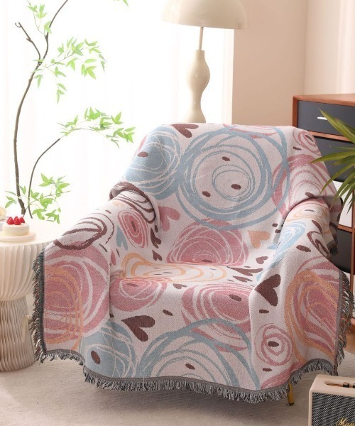 REBALANCE（リバランス）の「ソファカバー 大判ブランケット　130x180cm（ブランケット・レディース・B/G/I/K/L/M/C/D/E/F/A/H/J・FREE）」の11枚目の写真