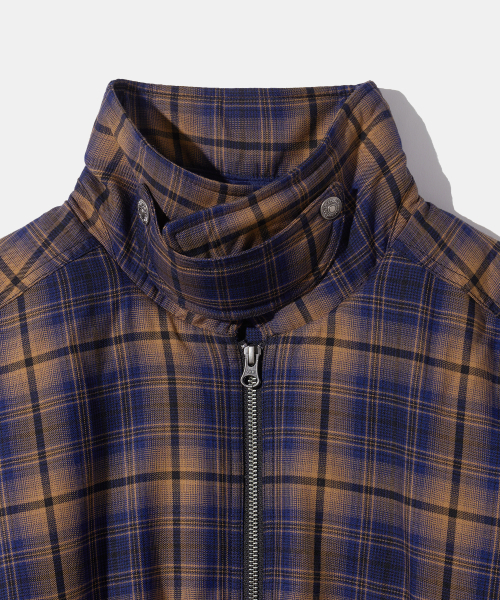 Diamond Layla（ダイアモンドレイラ）の「Layered Camel Navy Mood Check PD9（ダウンジャケット/コート・レディース・その他・MEDIUM/LARGE/X-LARGE）」の5枚目の写真