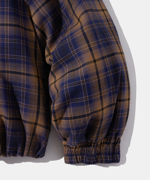 Diamond Layla（ダイアモンドレイラ）の「Layered Camel Navy Mood Check PD9（ダウンジャケット/コート・レディース・その他・MEDIUM/LARGE/X-LARGE）」の10枚目の写真