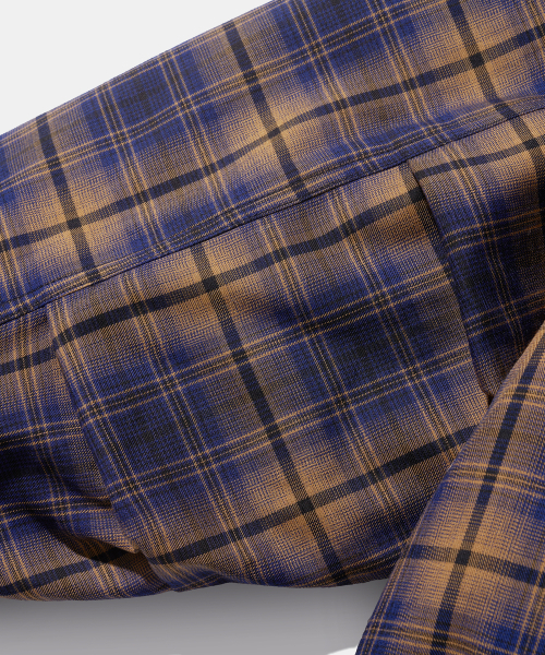 Diamond Layla（ダイアモンドレイラ）の「Layered Camel Navy Mood Check PD9（ダウンジャケット/コート・レディース・その他・MEDIUM/LARGE/X-LARGE）」の11枚目の写真