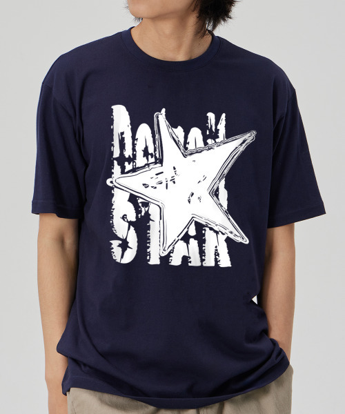 BY.L(バイエル)の「ディトロイトスター 半袖Tシャツ ネイビー(Tシャツ/カットソー・メンズ・その他・MEDIUM/LARGE/X-LARGE)」の2枚目の写真
