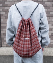 BROKEN BASE（ブロークンベース）の「Nel Check Knapsack / ネルチェックナップサック（ショルダーバッグ）」