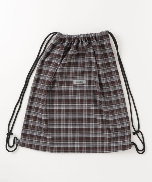 Nel Check Knapsack / ネルチェックナップサック（ショルダーバッグ