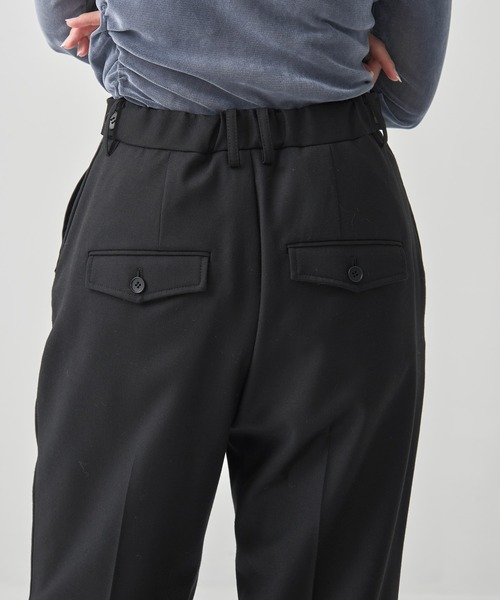 CITY TOKYO(シティトウキョウ)の「Wool Slit Pants/ウールスリットパンツ(その他パンツ・レディース・チャコールグレー/ブラック・1/2)」の10枚目の写真