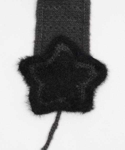 WEGO（ウィゴー）の「WEGO/スターニットイヤーマフ（イヤーマフ・レディース・ダークグレー/ブラウン/ライトイエロー・FREE）」の5枚目の写真