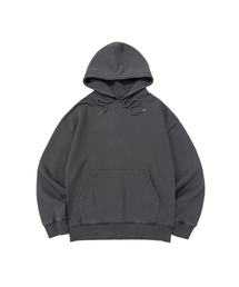 BECANVAS（ビキャンバス）の「BECANVAS PIGMENT DYDE OVERFIT HOOD (CHARCOAL)（パーカー）」