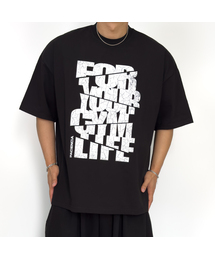 PACIENCIA（パシエンシア）の「CRACK MODE オーバーサイズ半袖（Tシャツ/カットソー）」