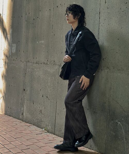 ROTEMBER（ローテンバー）の「ノンフェイドスラブワイドデニムパンツ[ブラック]（デニムパンツ・メンズ・その他・MEDIUM/LARGE/X-LARGE）」の7枚目の写真