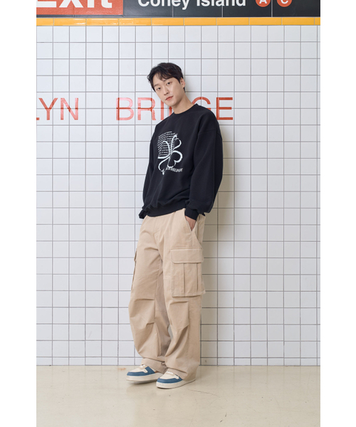 WILDROCK(ワイルドロック)の「コーデュロイカーゴパンツ_ベージュ(その他パンツ・メンズ・その他・MEDIUM/SMALL/LARGE)」の3枚目の写真