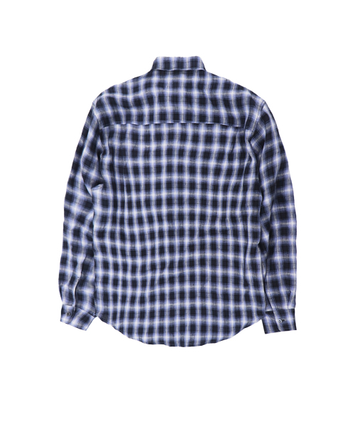 1011GALLERY（ワンゼロワンワンギャラリー）の「G Logo Check Shirts - Blue（シャツ/ブラウス・メンズ・その他・MEDIUM/LARGE）」の3枚目の写真