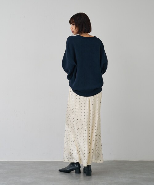 abahouse mavie(アバハウスマヴィ)の「ドットマーメイドスカート(スカート・レディース・ブラック/ホワイト・フリー)」の6枚目の写真