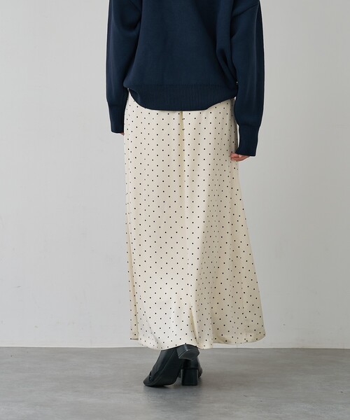 abahouse mavie(アバハウスマヴィ)の「ドットマーメイドスカート(スカート・レディース・ブラック/ホワイト・フリー)」の9枚目の写真