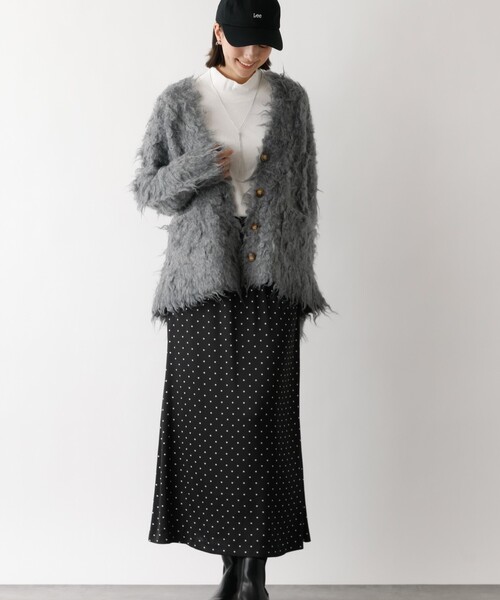 abahouse mavie(アバハウスマヴィ)の「ドットマーメイドスカート(スカート・レディース・ブラック/ホワイト・フリー)」の14枚目の写真