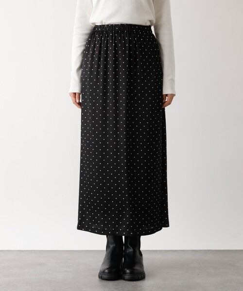 abahouse mavie(アバハウスマヴィ)の「ドットマーメイドスカート(スカート・レディース・ブラック/ホワイト・フリー)」の17枚目の写真