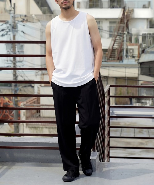 MAISON CLUB（メゾンクラブ）の「【MAISON CLUB 】Premium Cooling Dry Tank Top/ プレミアムクーリングドライタンクトップ　速乾/接触冷感　WILL（タンクトップ・メンズ・ブラック/ホワイト/グレー・XL/L/M/S/XS）」の8枚目の写真