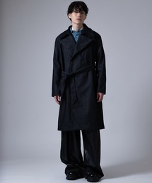 improves（インプローブス）の「ストレッチ デニムライク コート（トレンチコート）」