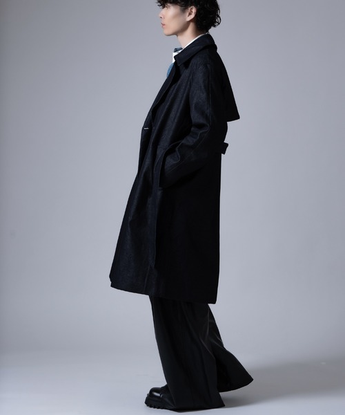 improves（インプローブス）の「ストレッチ デニムライク コート（トレンチコート・メンズ・ブラック/インディゴブルー・MEDIUM/LARGE）」の16枚目の写真