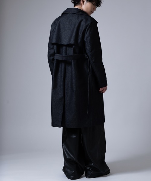 improves（インプローブス）の「ストレッチ デニムライク コート（トレンチコート・メンズ・ブラック/インディゴブルー・MEDIUM/LARGE）」の17枚目の写真