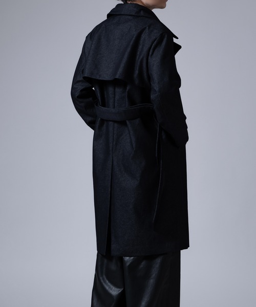 improves（インプローブス）の「ストレッチ デニムライク コート（トレンチコート・メンズ・ブラック/インディゴブルー・MEDIUM/LARGE）」の18枚目の写真