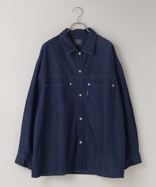 LOWRYS FARM(ローリーズファーム)の「【LFM(U)】DENIM SHIRT【UNISEX】 643970(シャツ/ブラウス・メンズ・ブラウン/ネイビー・MEDIUM/LARGE)」の21枚目の写真