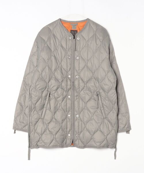 MAISON SPECIAL（メゾンスペシャル）の「《UNISEX》【TAION/タイオン】M65 ライナーWジップ ダウンジャケット【MAISON SPECIAL/メゾンスペシャル】（ダウンジャケット/コート・メンズ・ライトグリーン/ブラック・0/2/1）」の2枚目の写真