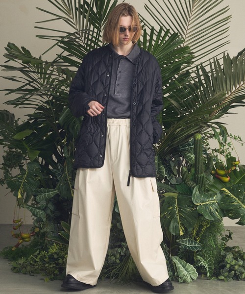 MAISON SPECIAL（メゾンスペシャル）の「《UNISEX》【TAION/タイオン】M65 ライナーWジップ ダウンジャケット【MAISON SPECIAL/メゾンスペシャル】（ダウンジャケット/コート・メンズ・ライトグリーン/ブラック・0/2/1）」の5枚目の写真