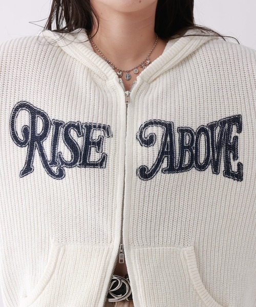 repipi armario(レピピ アルマリオ)の「【おうちで洗える】ロゴニットZIPフーディ(パーカー・キッズ・ブラック/サックスブルー/オフホワイト・SMALL/MEDIUM/LARGE)」の18枚目の写真