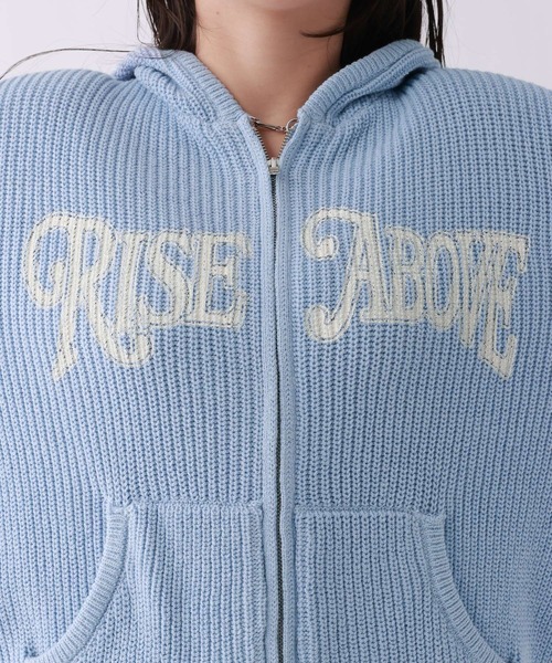 repipi armario(レピピ アルマリオ)の「【おうちで洗える】ロゴニットZIPフーディ(パーカー・キッズ・ブラック/サックスブルー/オフホワイト・SMALL/MEDIUM/LARGE)」の20枚目の写真