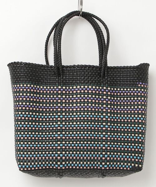 MASSIVE STORE(マッシブストア)の「【Moon Bird/ムーンバード】手編みのメルカドバッグ(M)MBST25-08(かごバッグ・メンズ・ブラック/ホワイト系その他2/ブルー/シルバー/ブラック系その他/ブラック系2/ブラック系3/ゴールド/その他1/その他2/ブラック系/シルバー系その他/ゴールド系その他・FREE)」の5枚目の写真