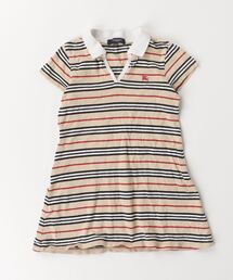 BURBERRY（バーバリー）の「【KIDS】ボーダー柄半袖ワンピース（ワンピース）」