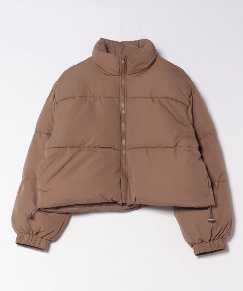 URBAN ISLAND SOCIETY（アーバンアイランドソサエティ）の「【URBAN ISLAND SOCIETY/アーバンアイランドソサエティ】UIS SHORT DOWN JACKET ショートダウンジャケット 防寒 リブ袖（ダウンジャケット/コート・レディース・ホワイト/ブラック/モカ・FREE）」の11枚目の写真
