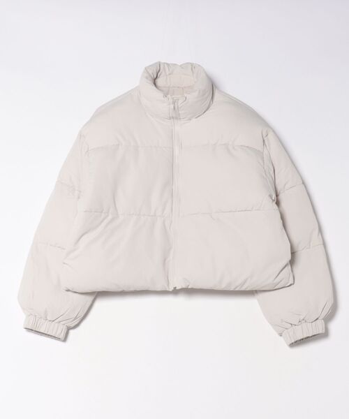URBAN ISLAND SOCIETY（アーバンアイランドソサエティ）の「【URBAN ISLAND SOCIETY/アーバンアイランドソサエティ】UIS SHORT DOWN JACKET ショートダウンジャケット 防寒 リブ袖（ダウンジャケット/コート・レディース・ホワイト/ブラック/モカ・FREE）」の9枚目の写真