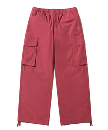 TAG WASHED CARGO PANTS - INDY PINK