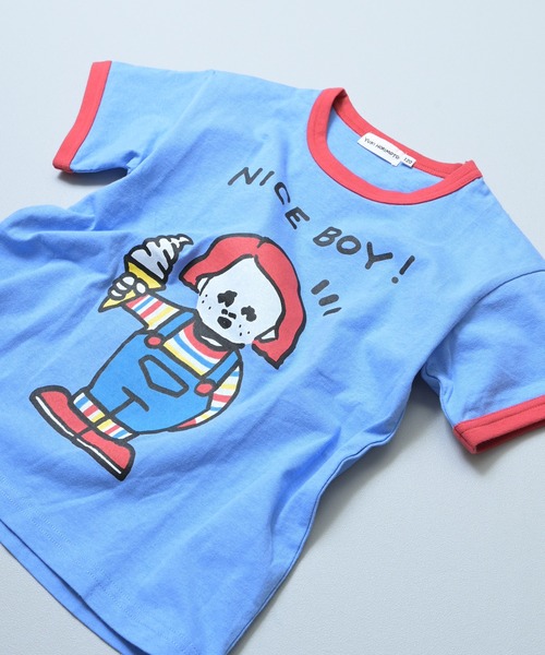 MARKEY'S(マーキーズ)の「【YUKI HORIMOTO】別注 funny Tシャツ(Tシャツ/カットソー・キッズ・ブルー/ピンク/ブラック/オフホワイト・130/120/100/95/90/80/150/140/110)」の20枚目の写真