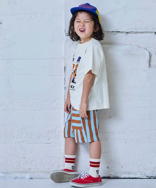 MARKEY'S(マーキーズ)の「【YUKI HORIMOTO】別注 funny Tシャツ(Tシャツ/カットソー・キッズ・ブルー/ピンク/ブラック/オフホワイト・130/120/100/95/90/80/150/140/110)」の11枚目の写真